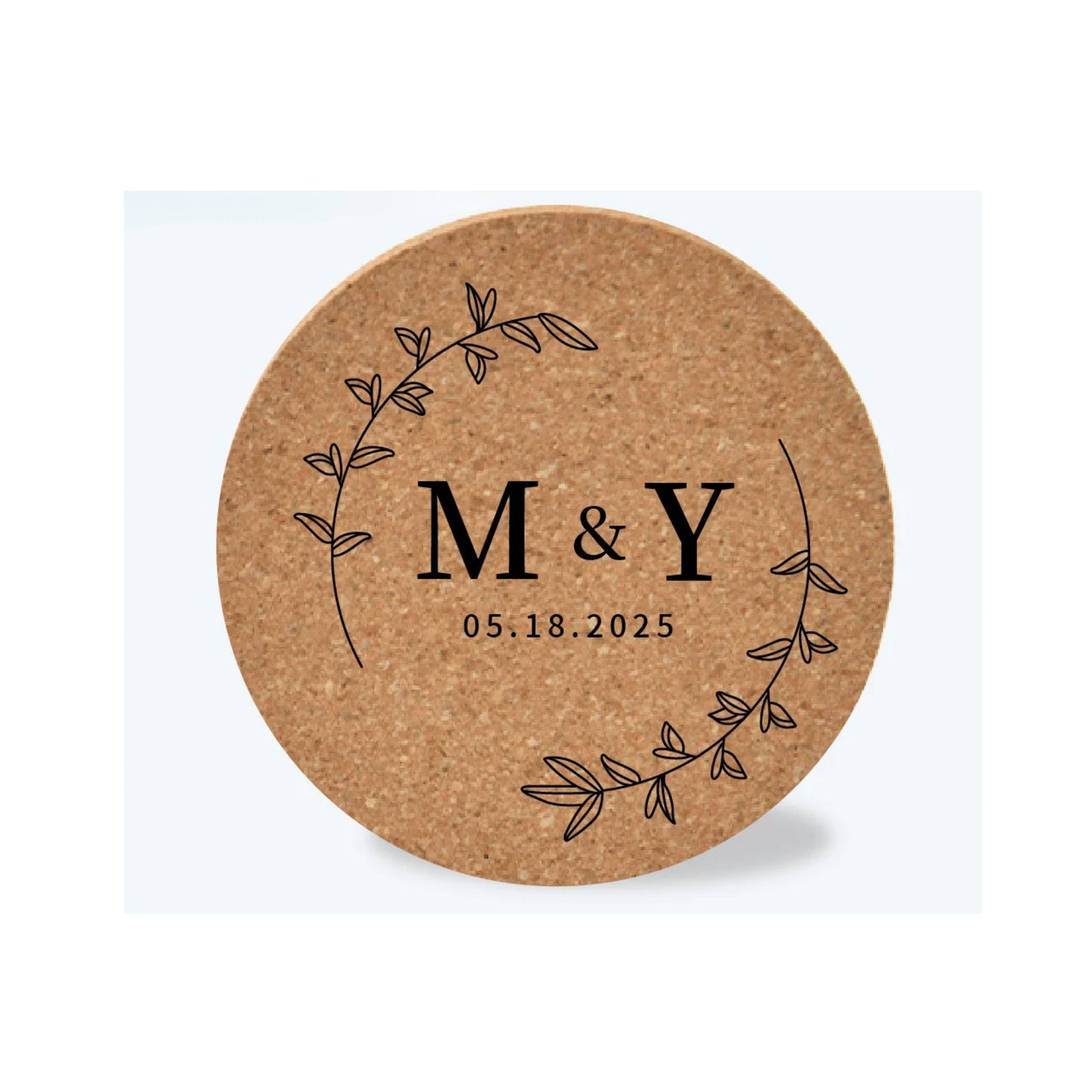 Round Cork Coaster