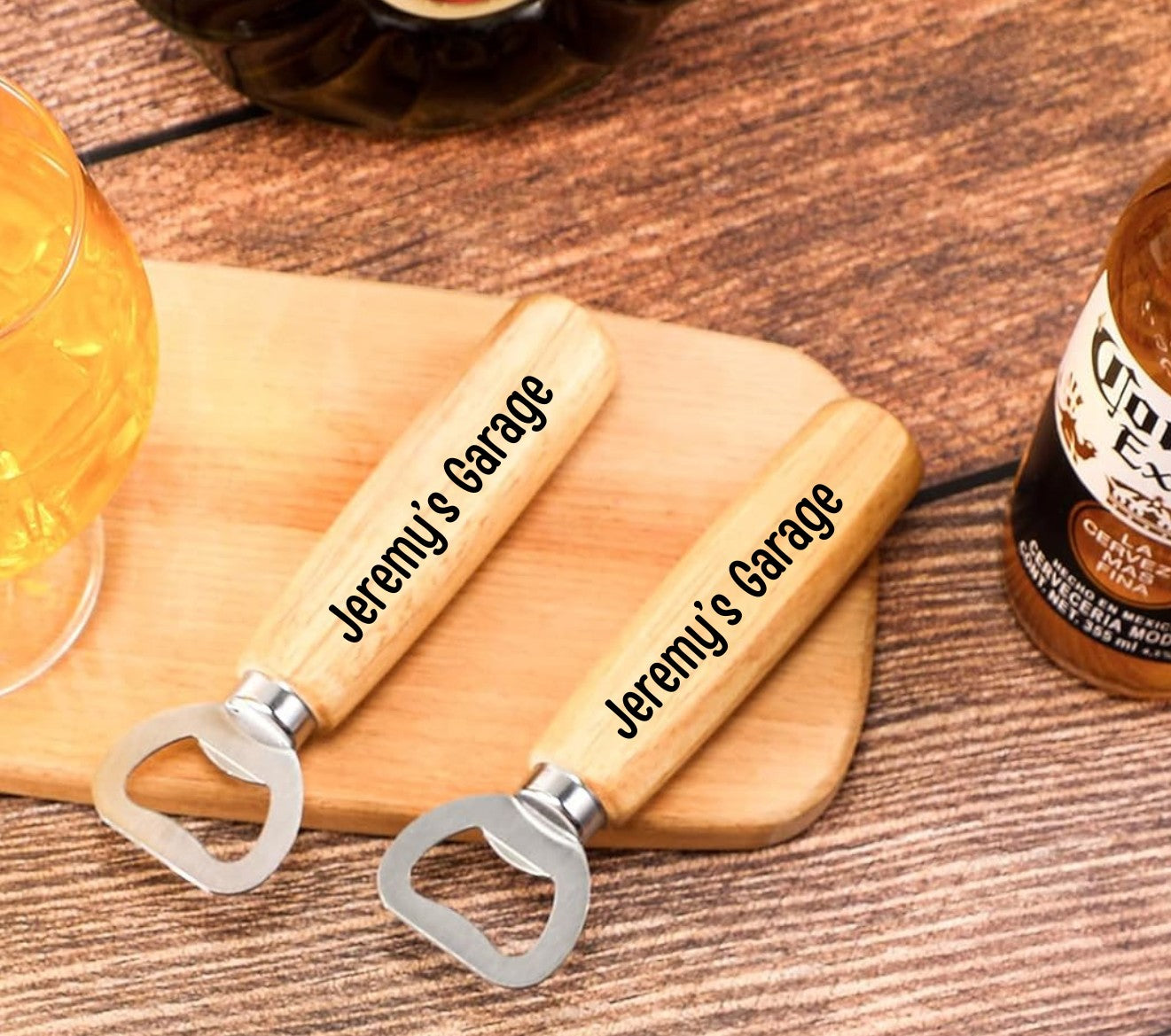 Wood Handle Bottle Opener