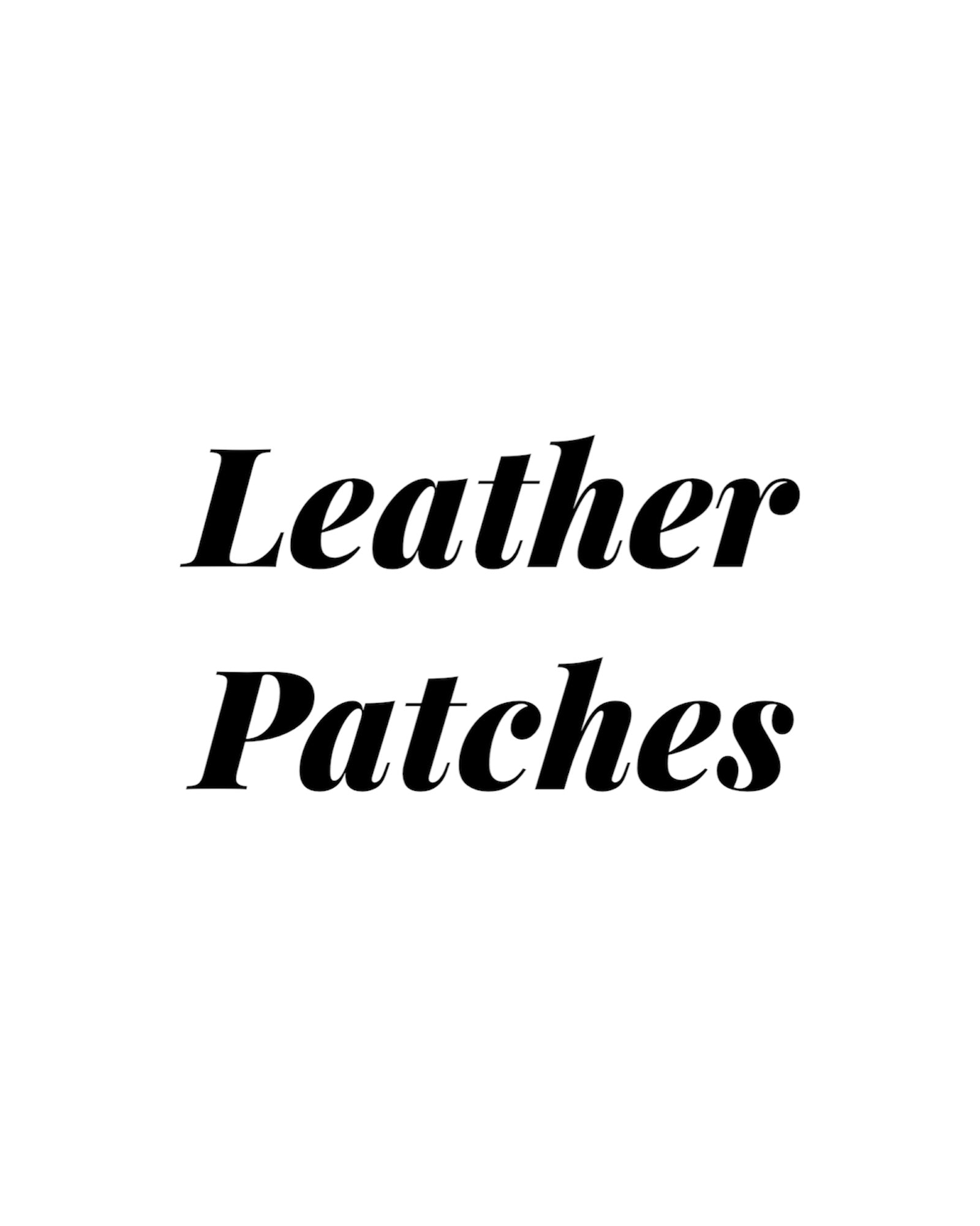 Leather Patches