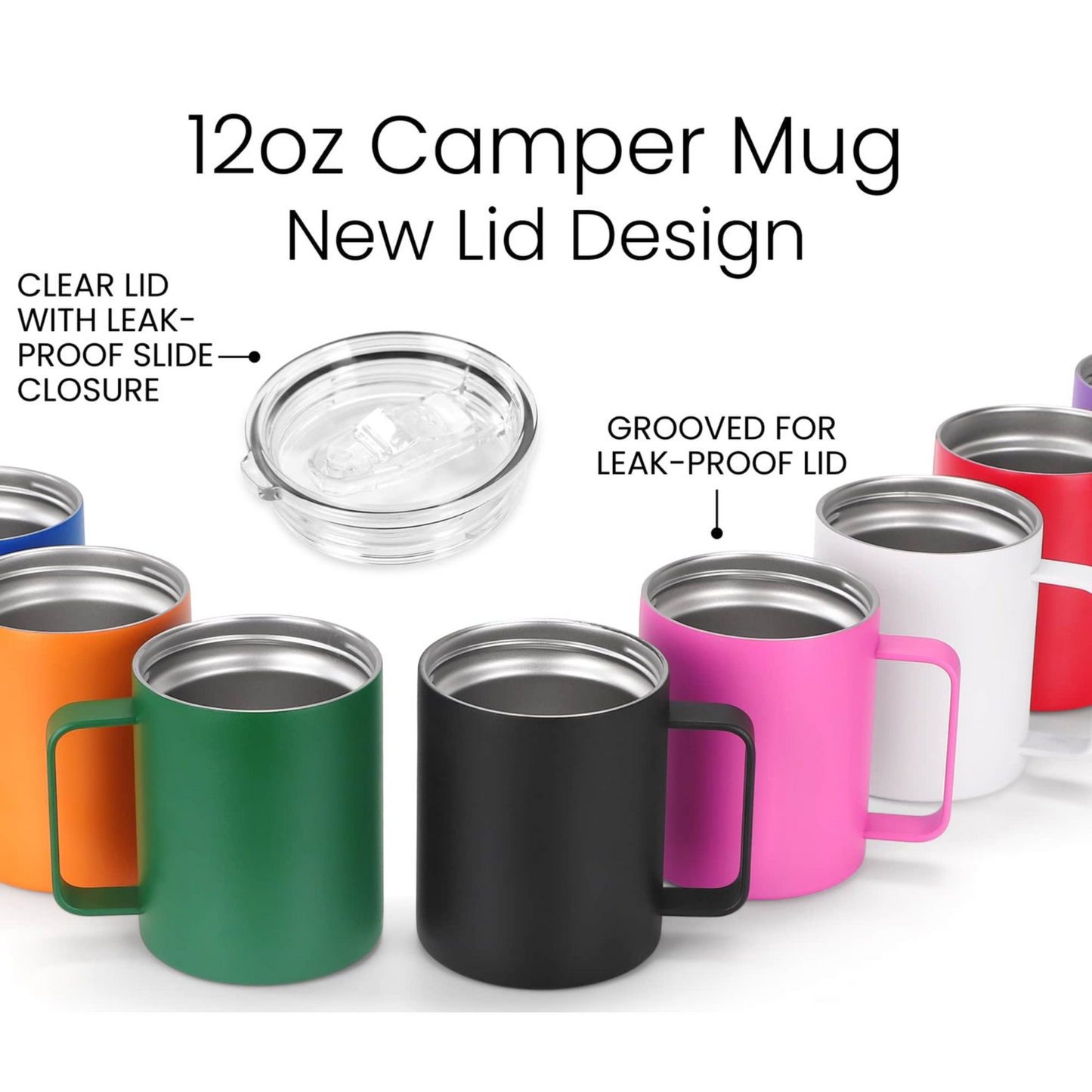 12oz Camper Mug Color Choices Available