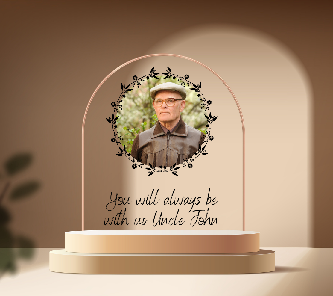 Memorial Sign Acrylic