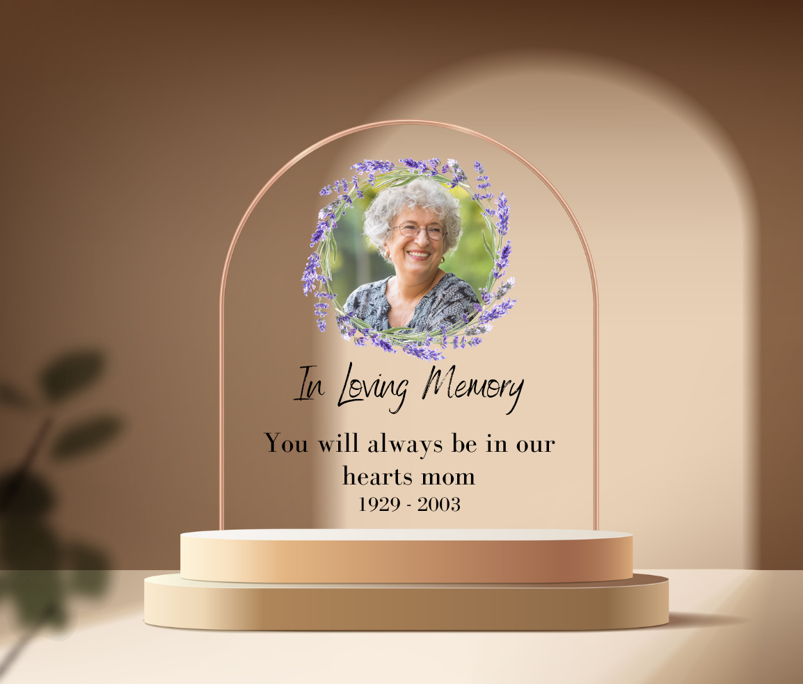 Memorial Sign Acrylic