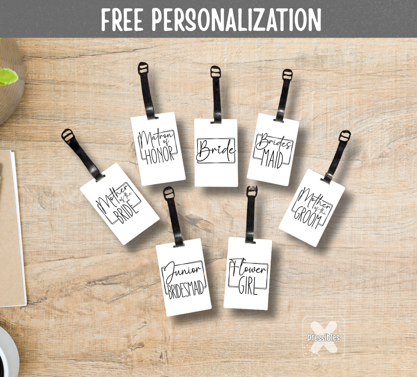 Bridal Shower Trip Luggage Tags