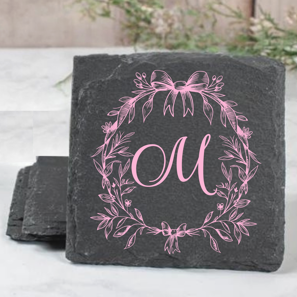 Square Natural Slate Coaster