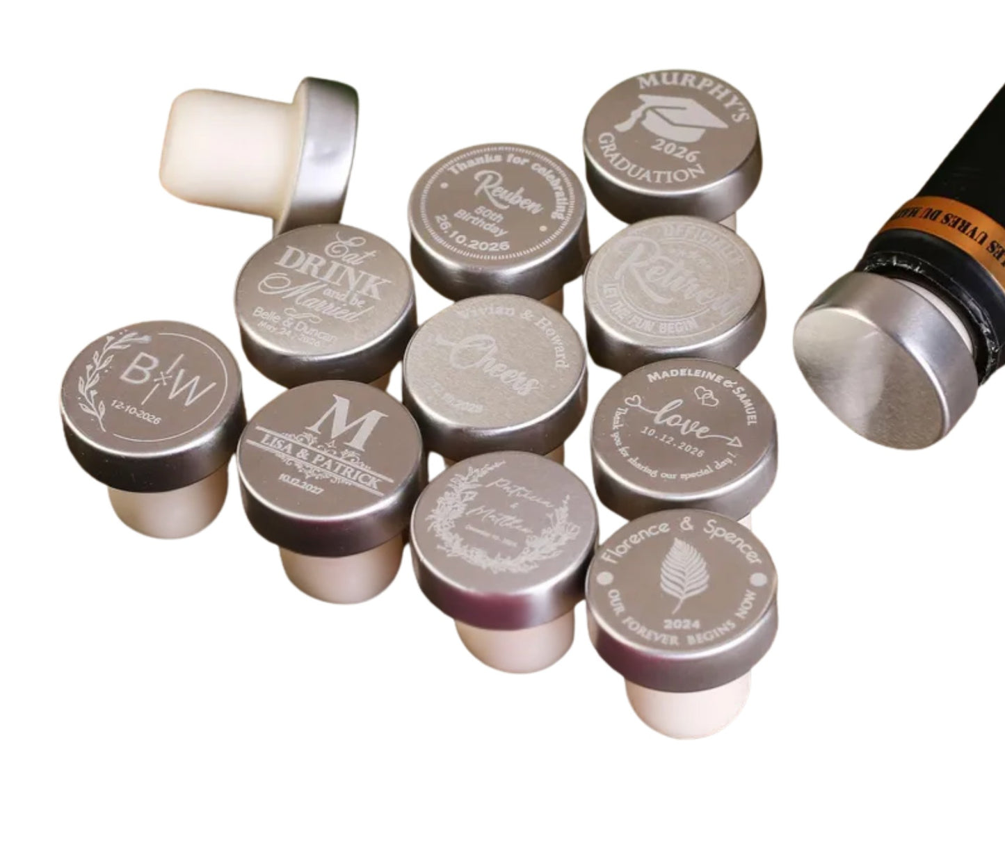 Wine Corks Silver