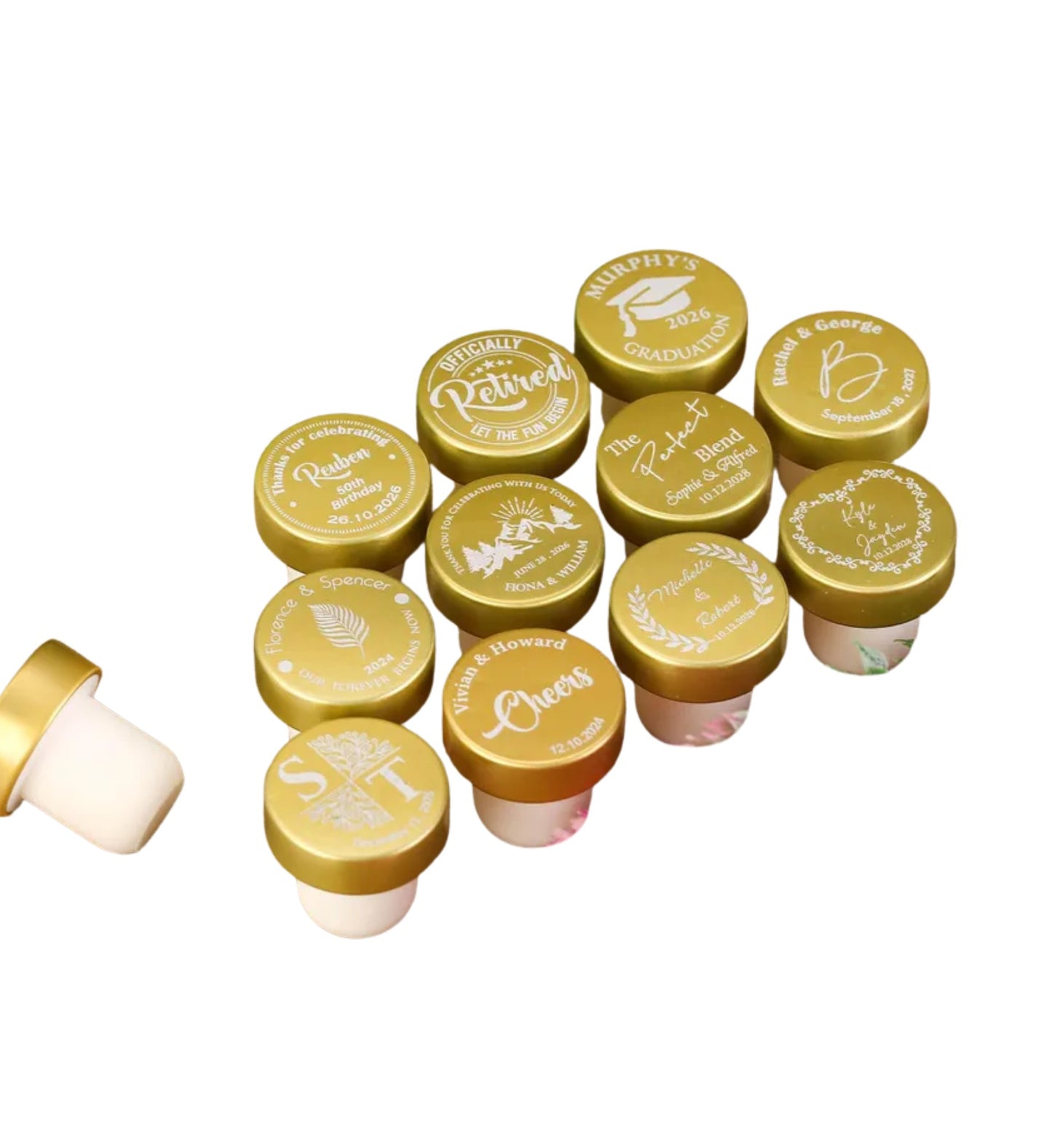 Wine Corks Gold