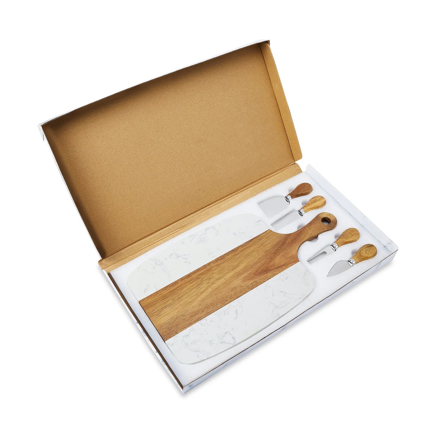 Personalized Marble Serving Board Set - 5 Piece