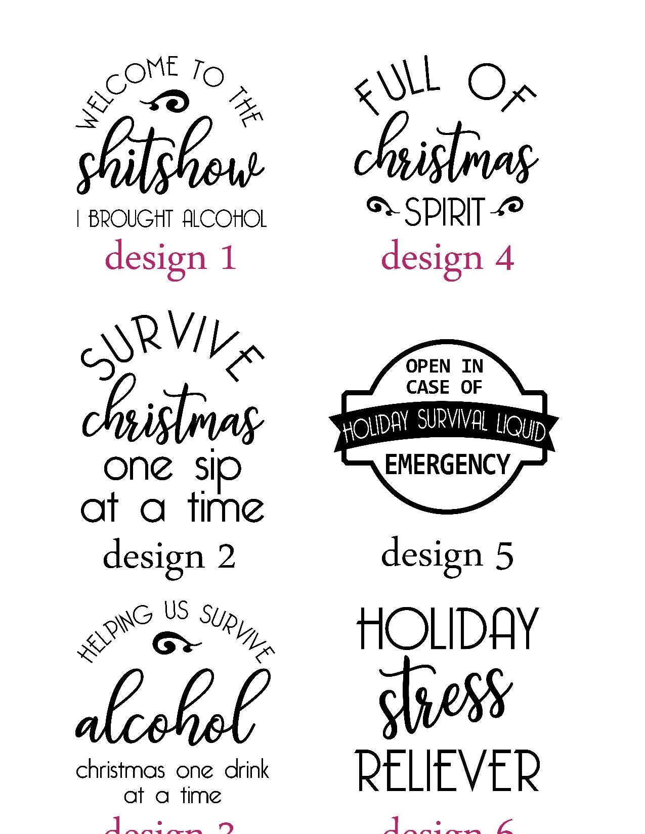 Funny Holiday Flask