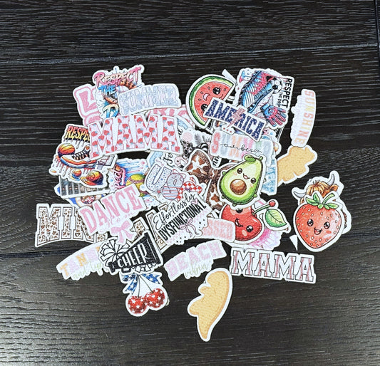 Full Color Printed PU Leather Hat Patches