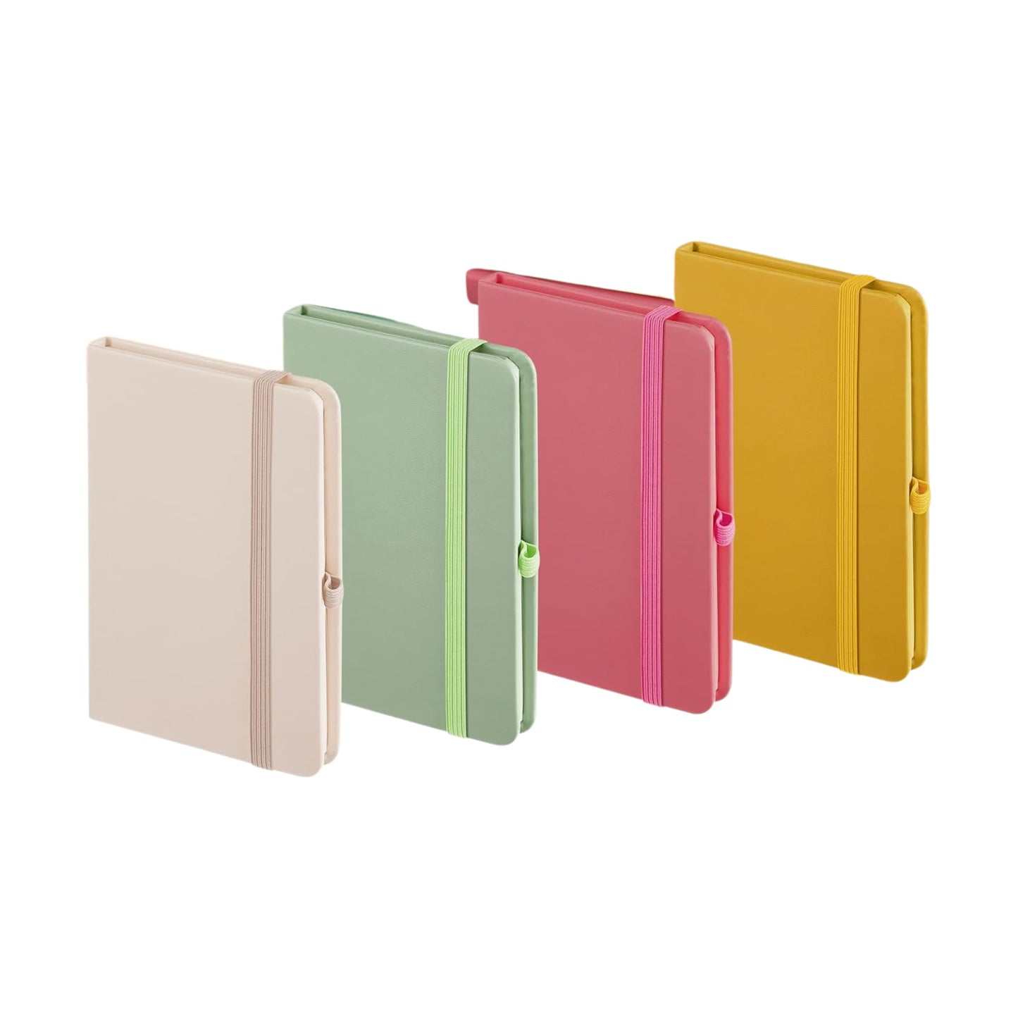 Personalized Hard Cover Mini Journal A6 Deep Pastels