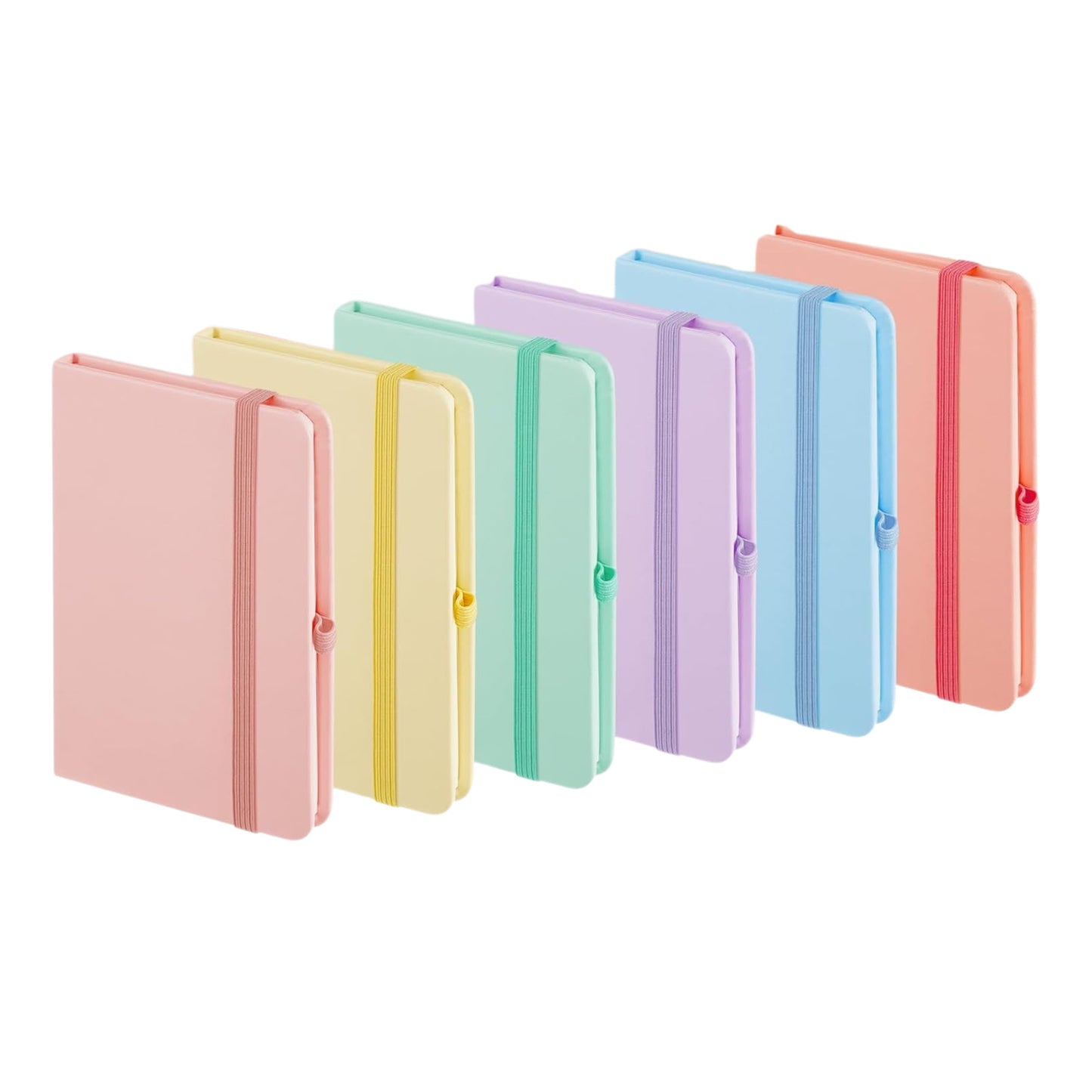 Personalized Hard Cover Mini Journal A6 Light Pastels