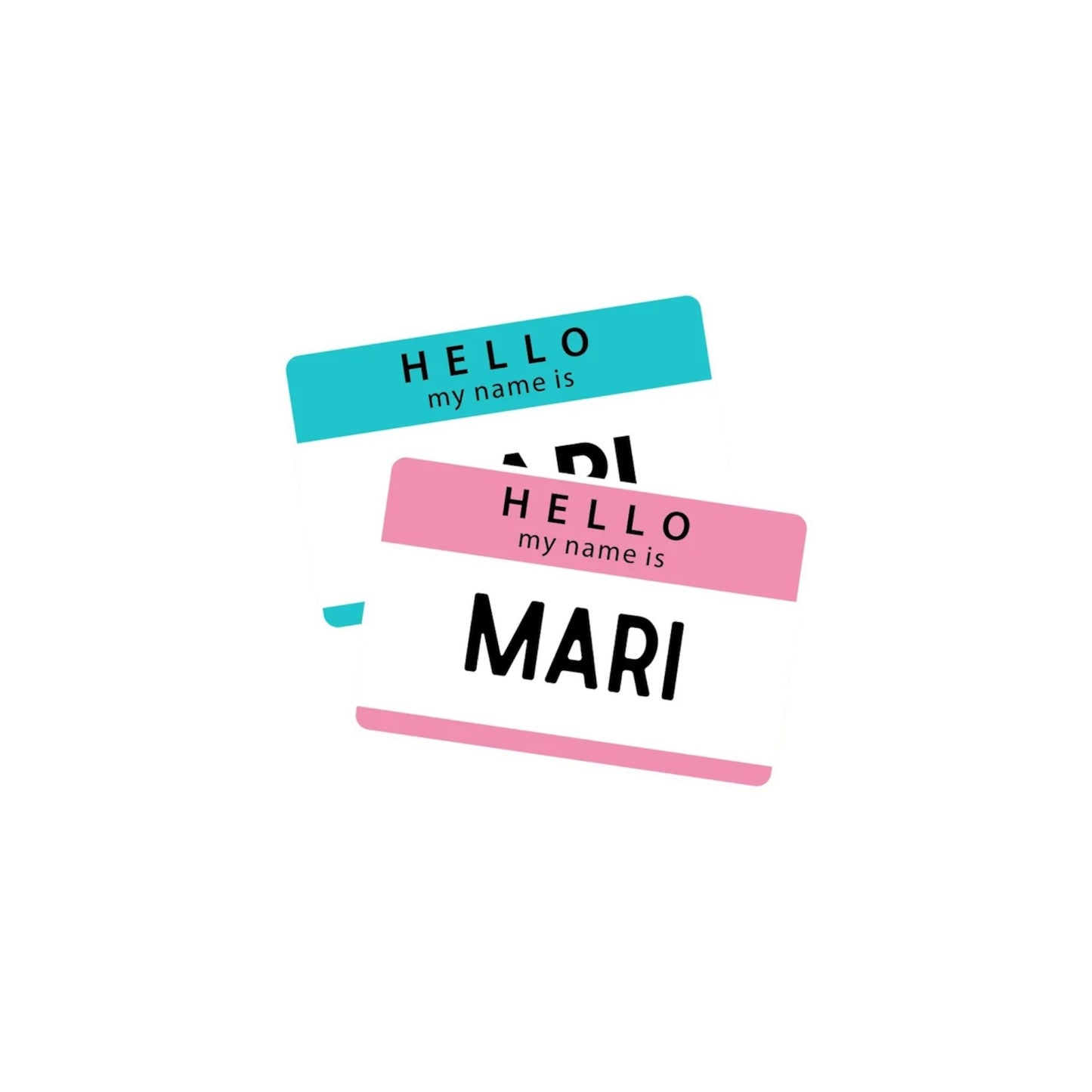 Name Badge with Magnet 3x2"