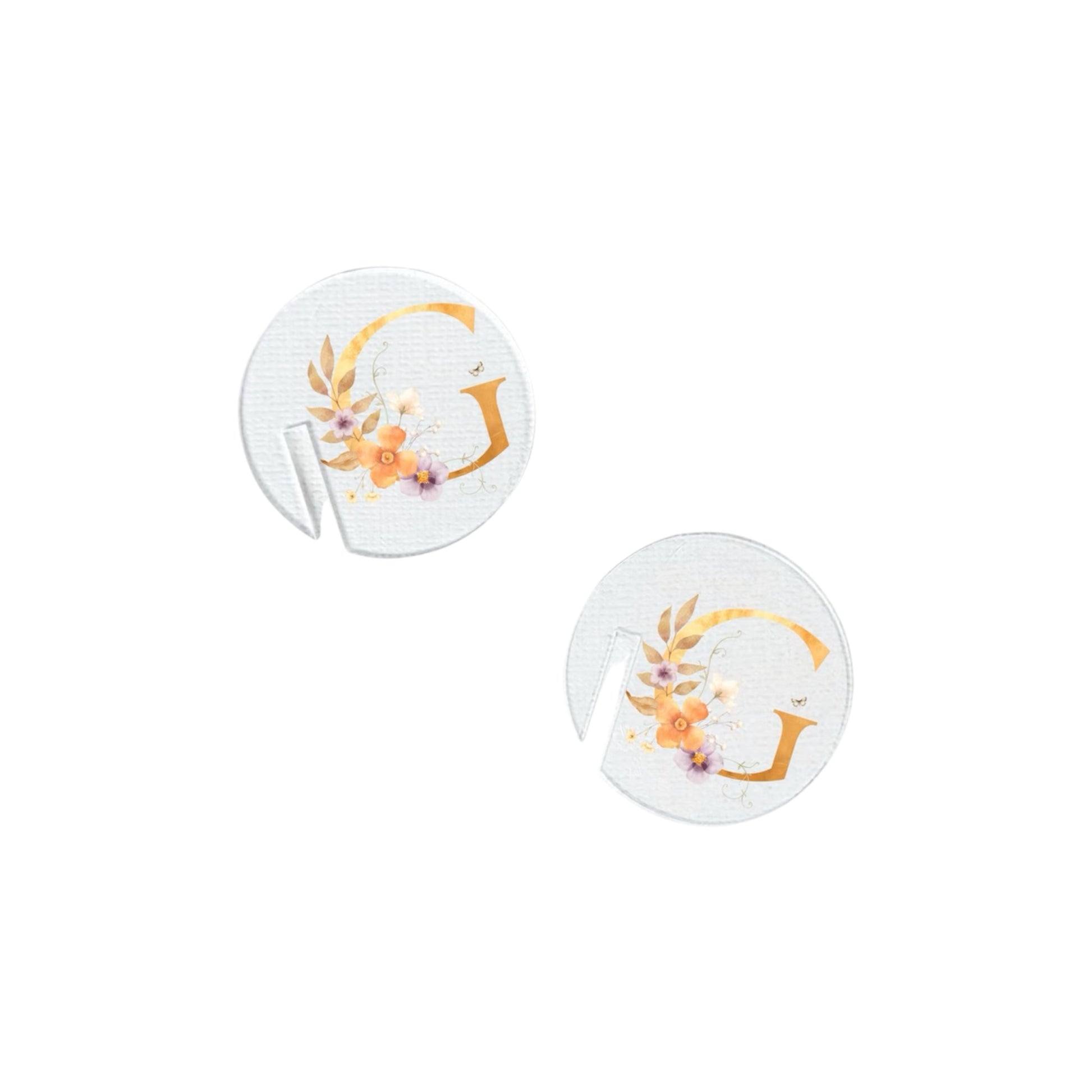 Wine Glass Name Tags