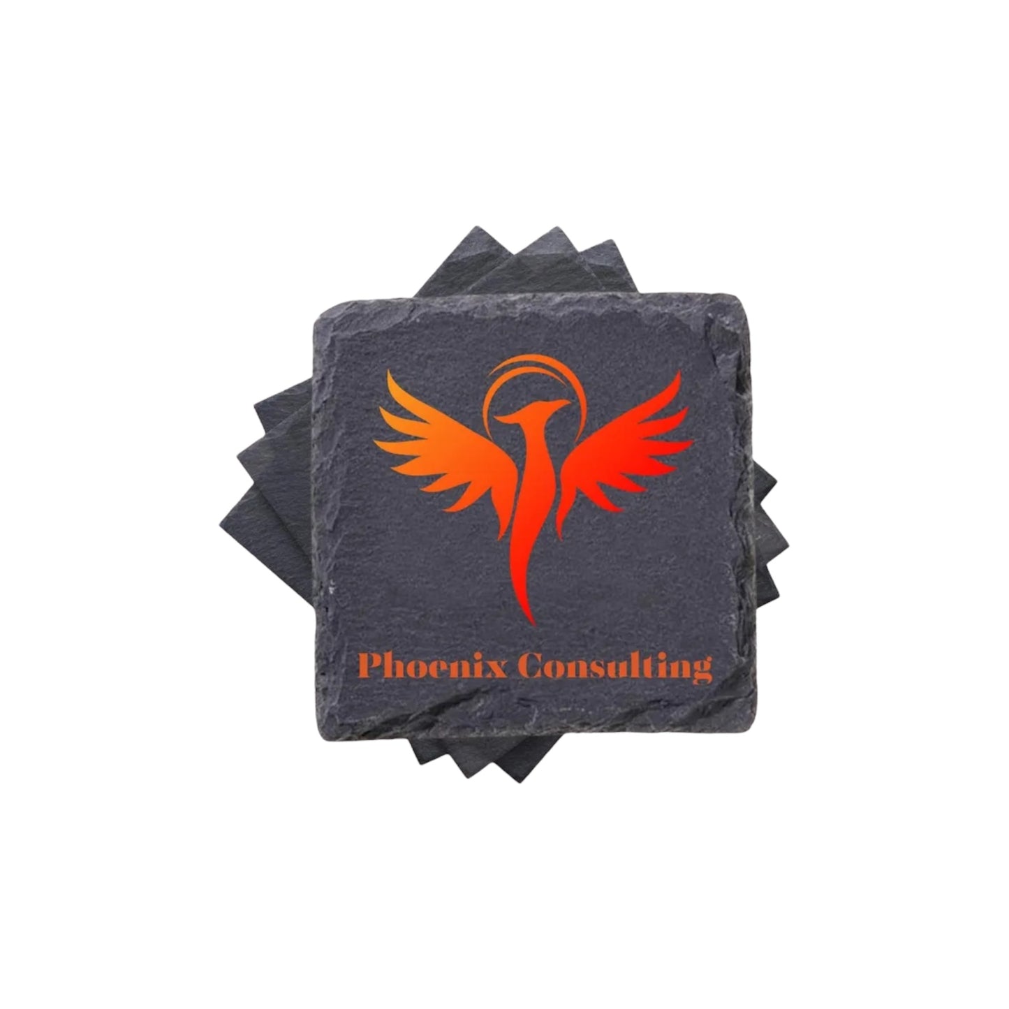 Square Natural Slate Coaster