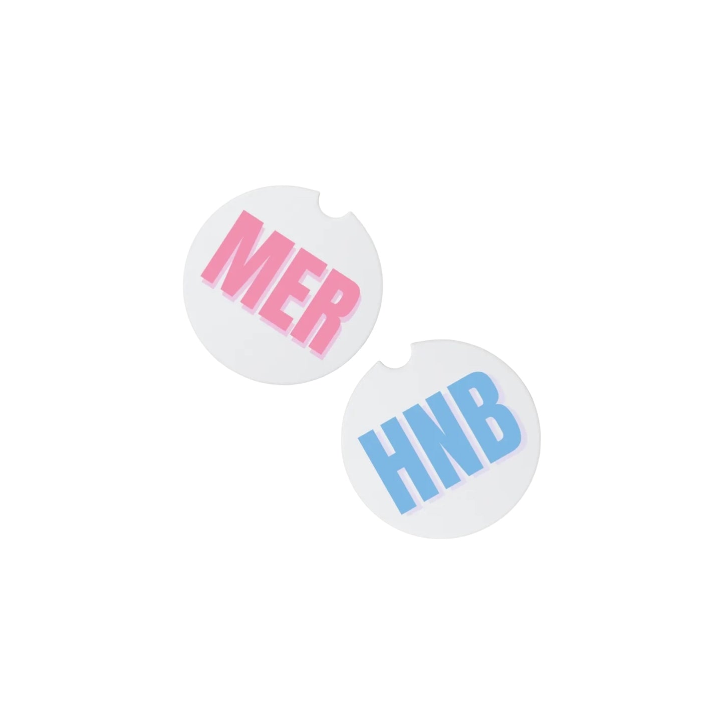 Ceramic Car Coaster Set of 2