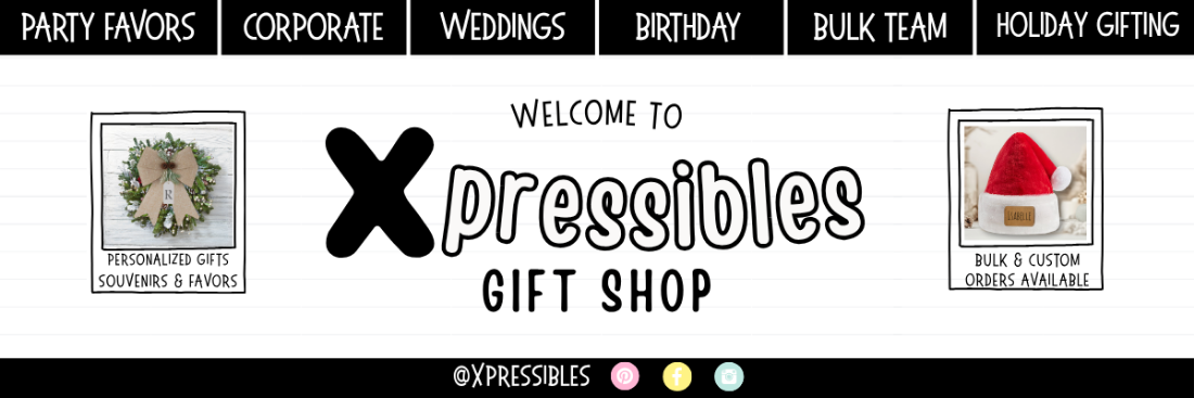 Personalized Gifts, Party Favors, Souvenirs, and Corporate Client Giveaway Items. 