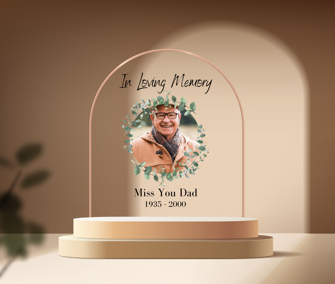 Memorial Sign Acrylic
