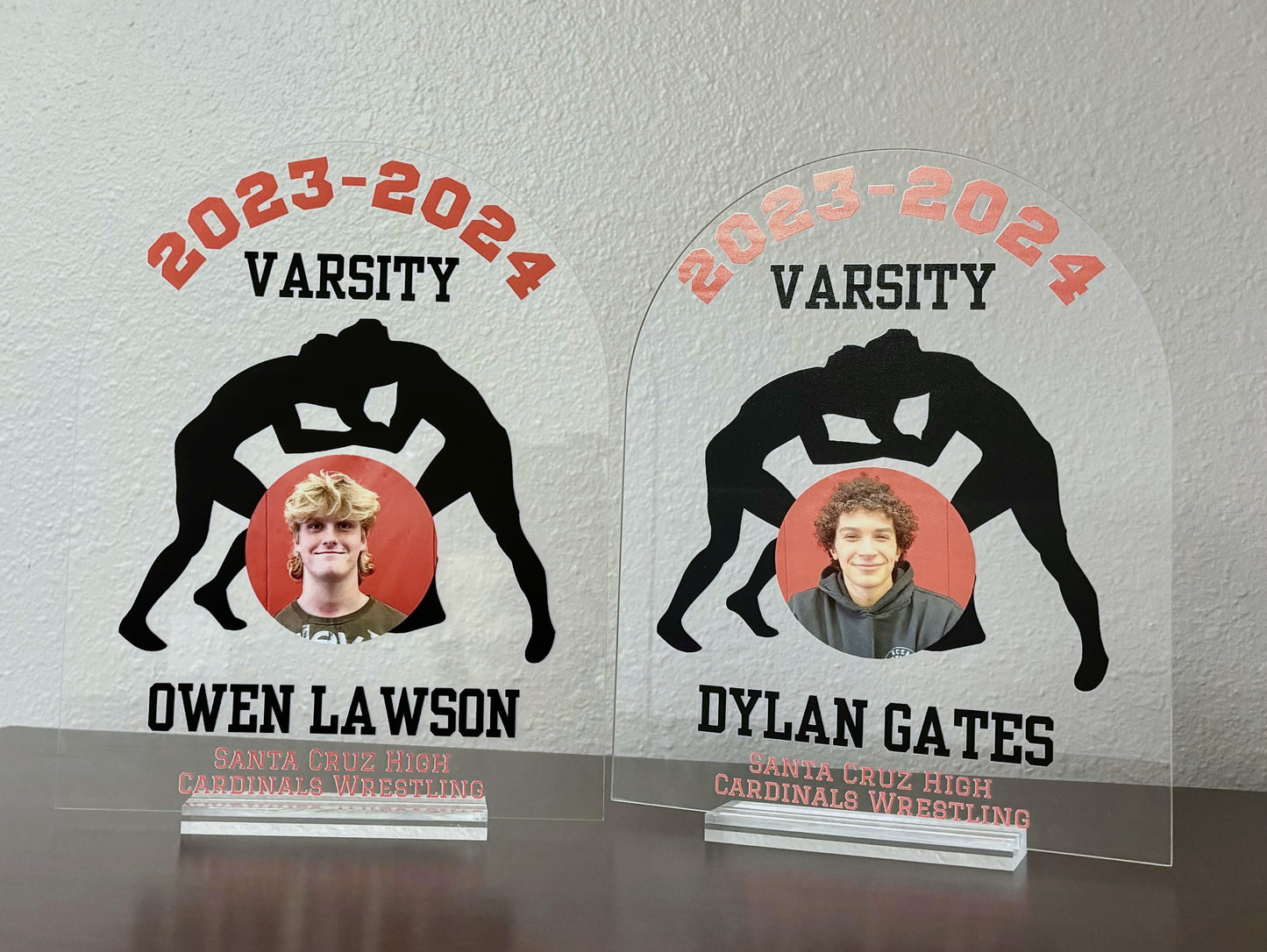 Soccer Picture Acrylic Sign Sports Keepsake Personalized Athlete Award Squad Gift Competition