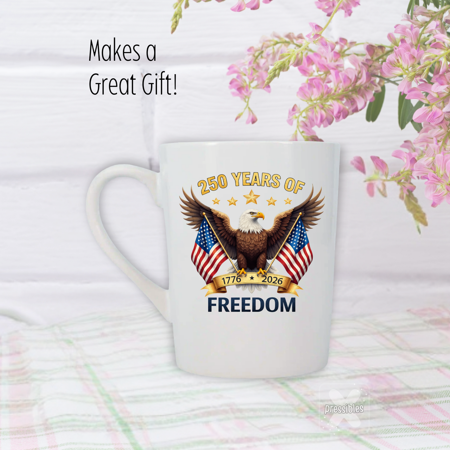 America 250th Personalized 14oz Souvenir Mug USA Birthday Gift