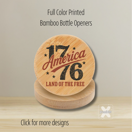 USA Birthday Souvenir Bottle Opener America 250th Anniversary Party