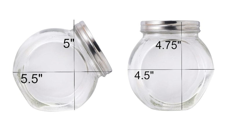 Candy Jar with Lid - Glass