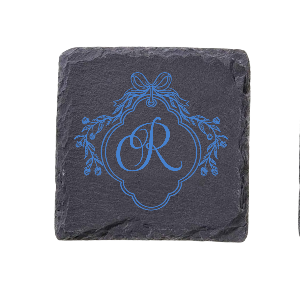 Square Natural Slate Coaster