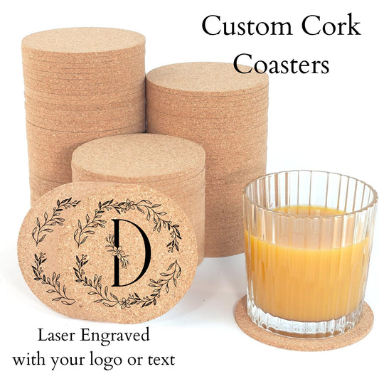 Round Cork Coaster