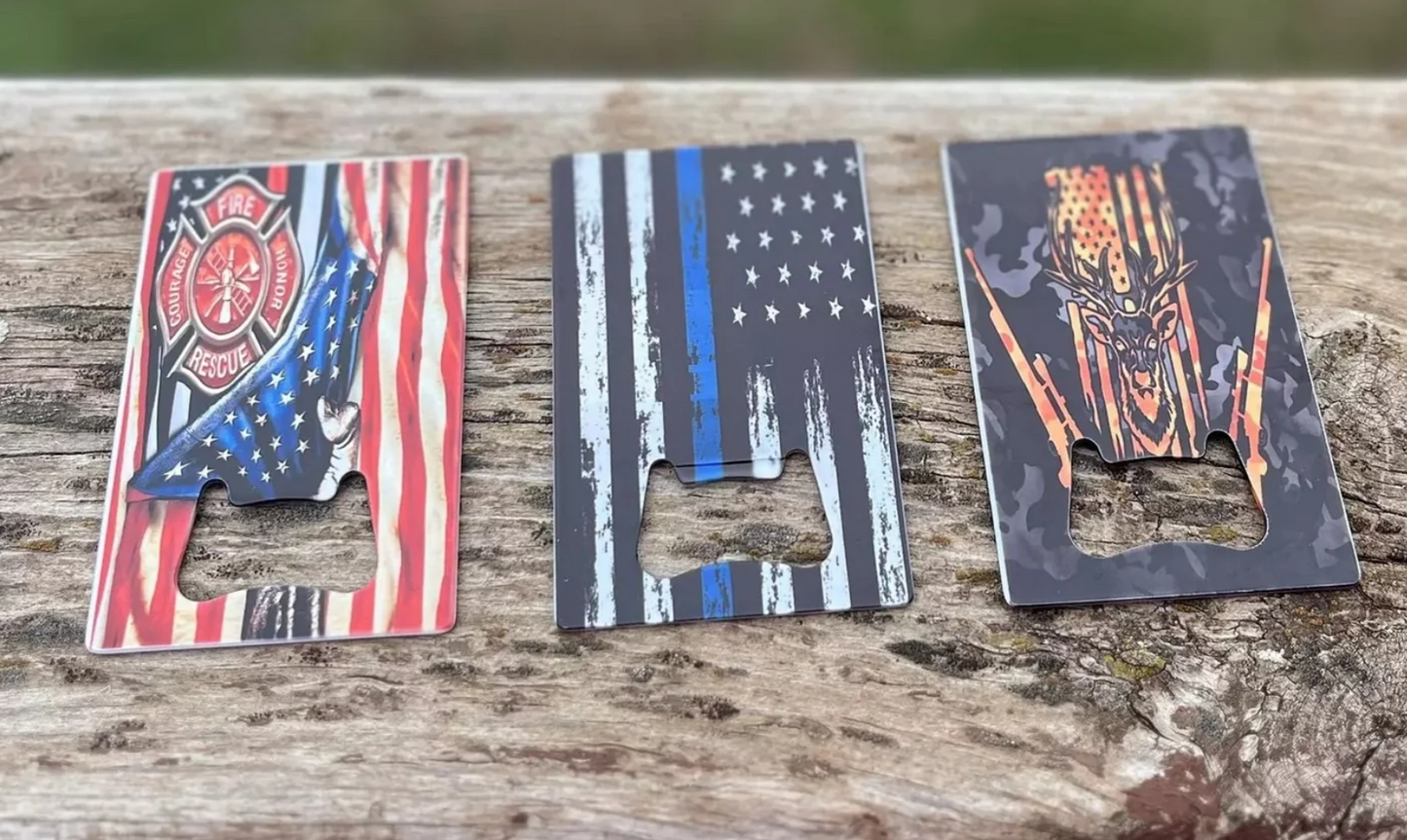 Credit Card Bottle Opener Custom Designs