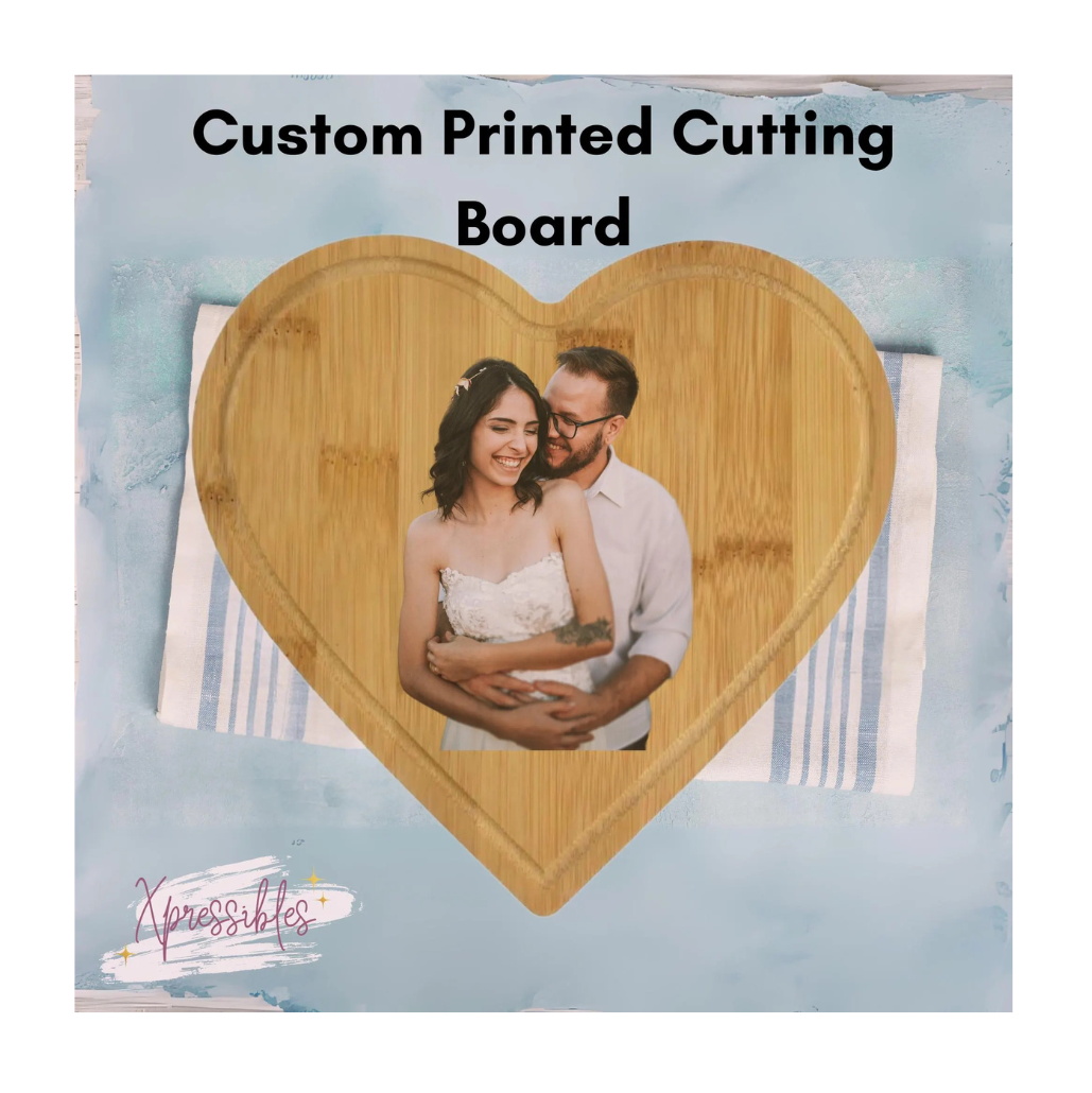 Cutting Board Bamboo Heart