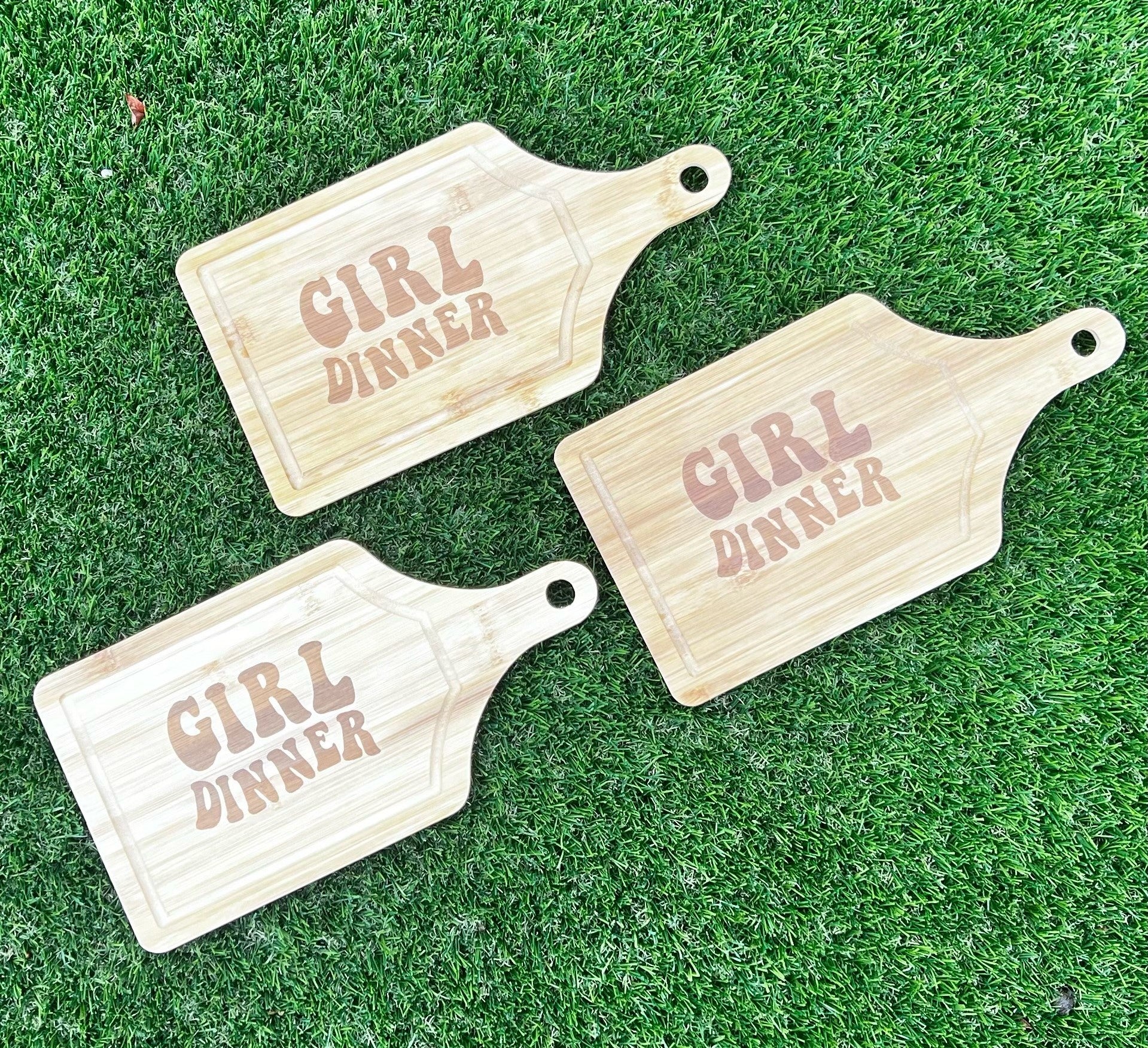 Cutting Board With Handle Bamboo