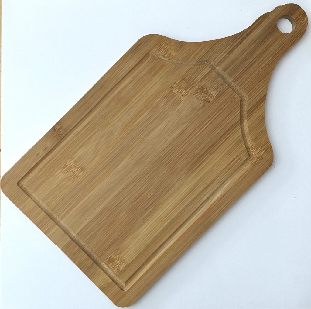 Cutting Board With Handle Bamboo