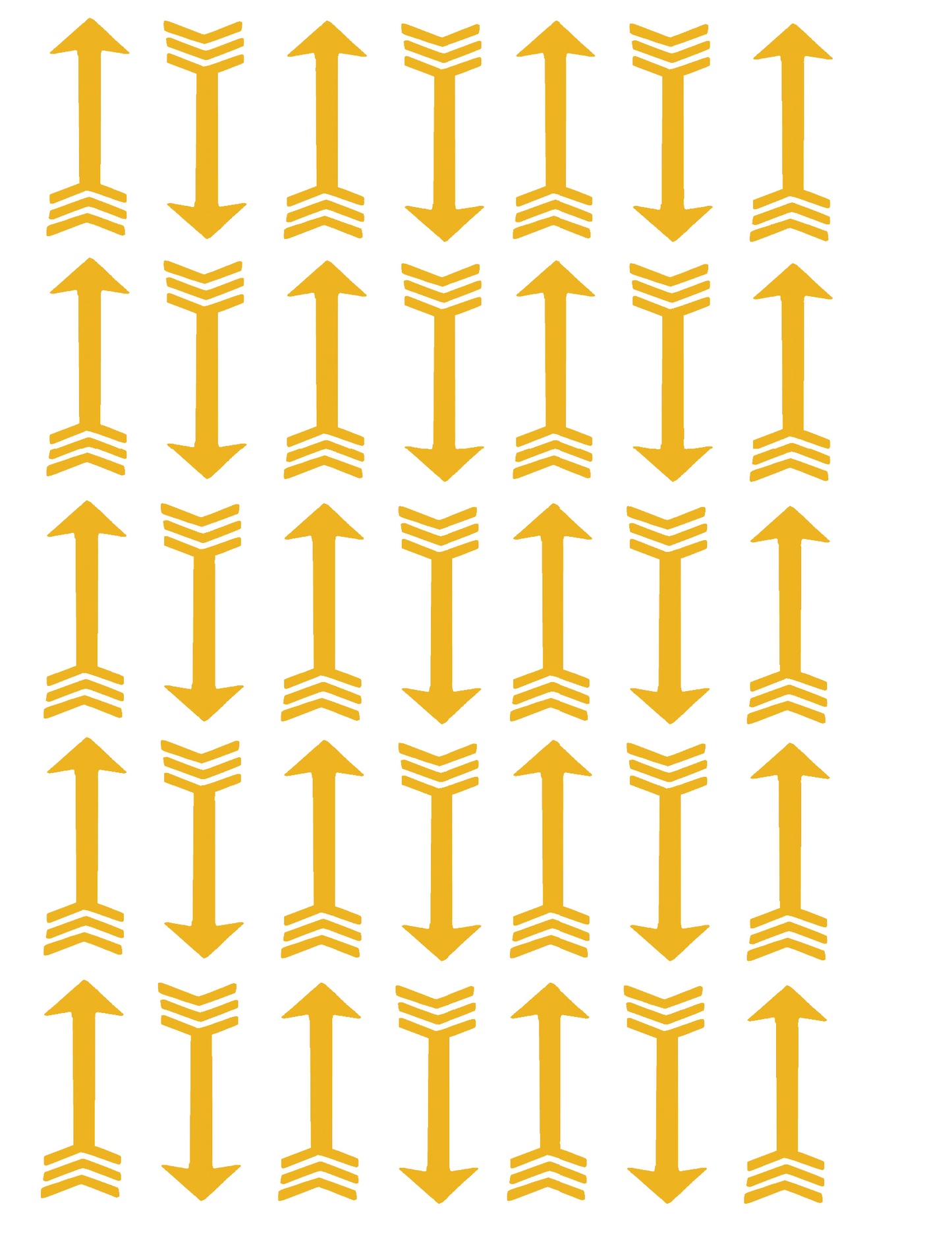 Arrow Die-Cut Sticker Decals