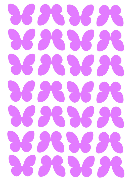 Butterfly Die-Cut Sticker Decals