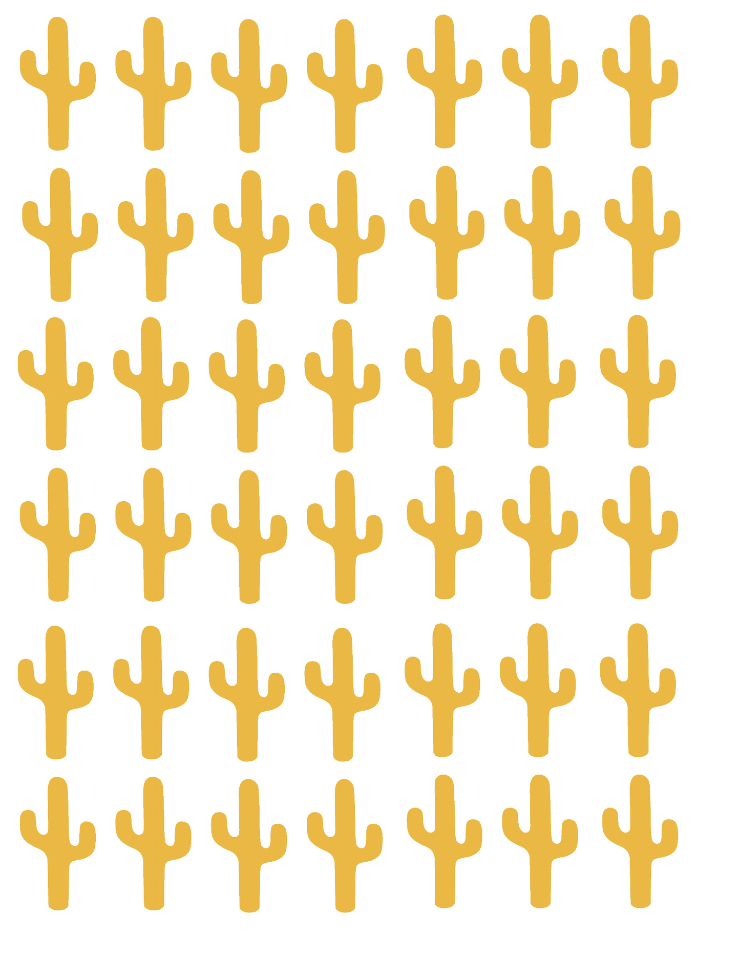 Cactus Die-Cut Sticker Decals