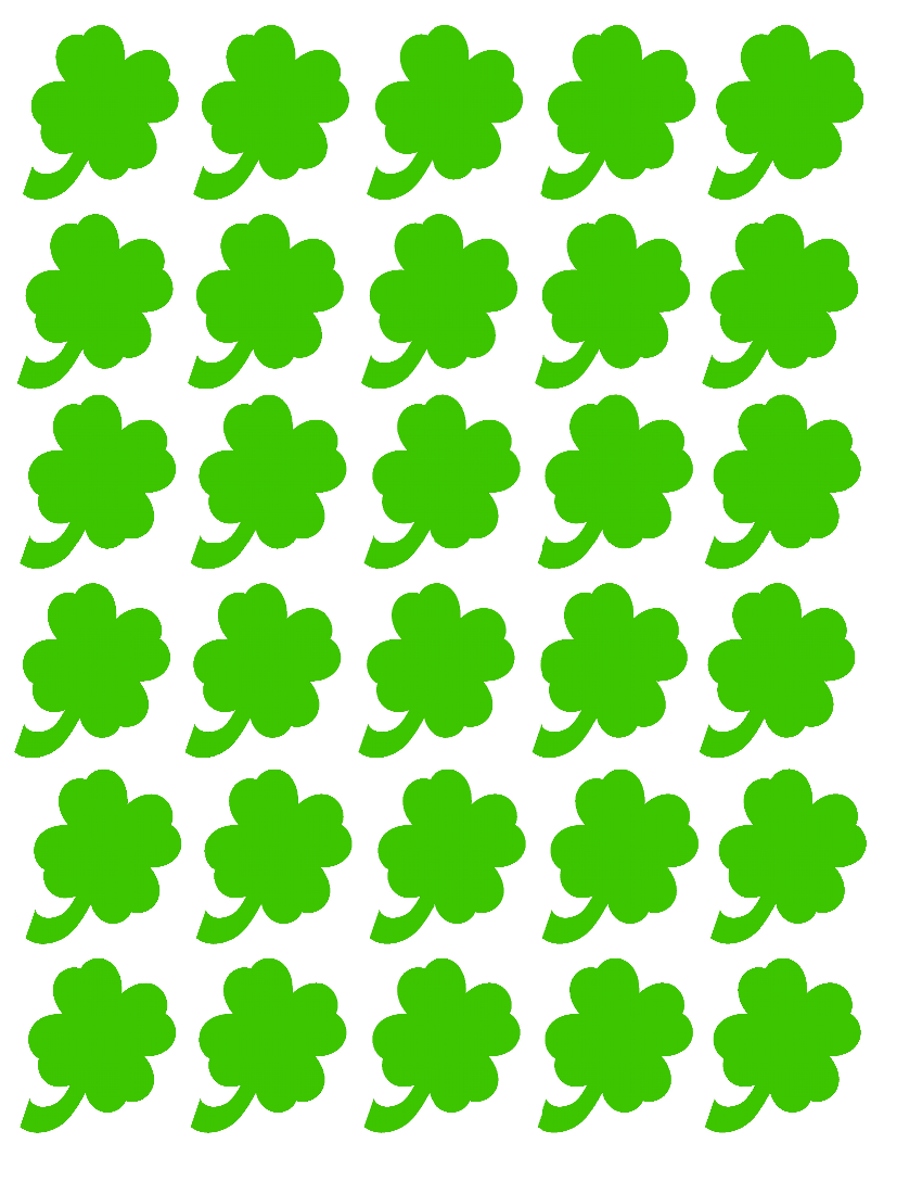 Clover Die-Cut Sticker Decals