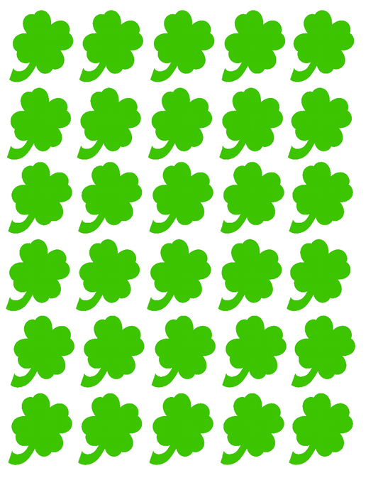 Clover Die-Cut Sticker Decals