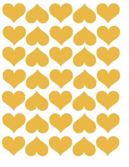 Heart Die-Cut Sticker Decals
