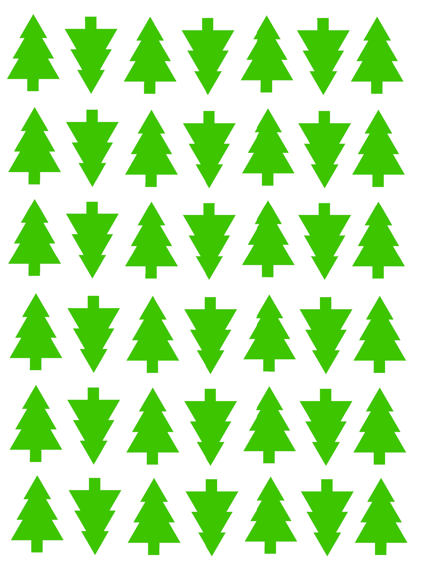 Christmas Tree Die-Cut Sticker Decals