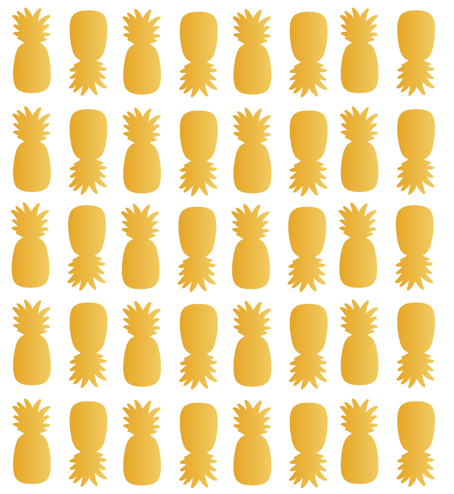 Pineapple Die-Cut Sticker Decals