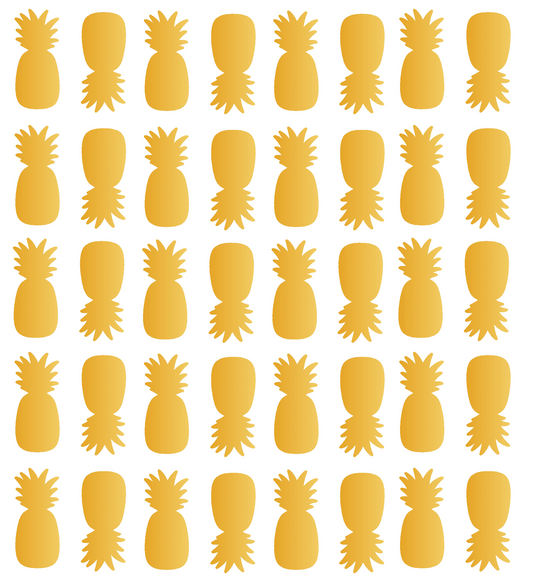 Pineapple Die-Cut Sticker Decals