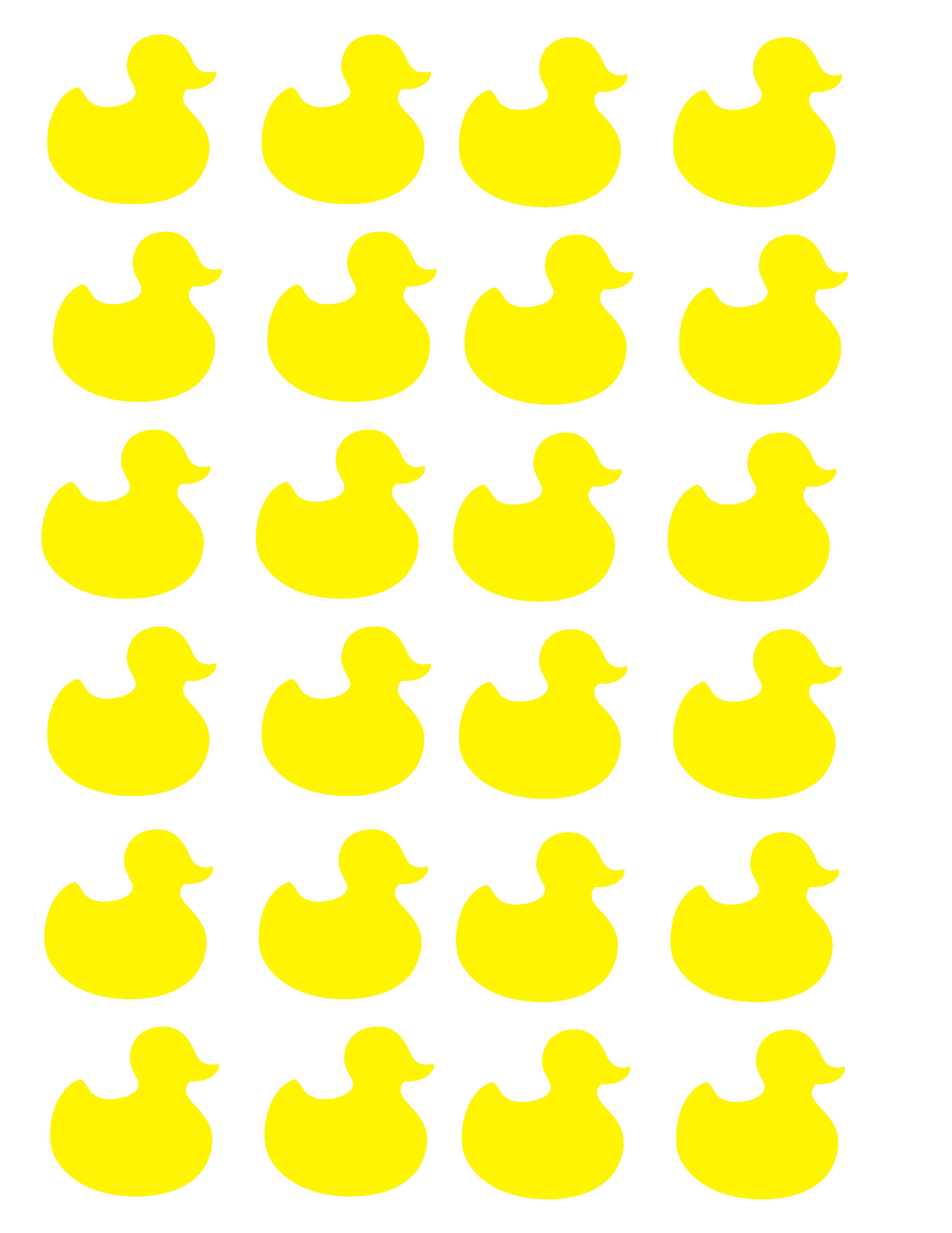 Rubber Ducky Die-Cut Sticker Decals