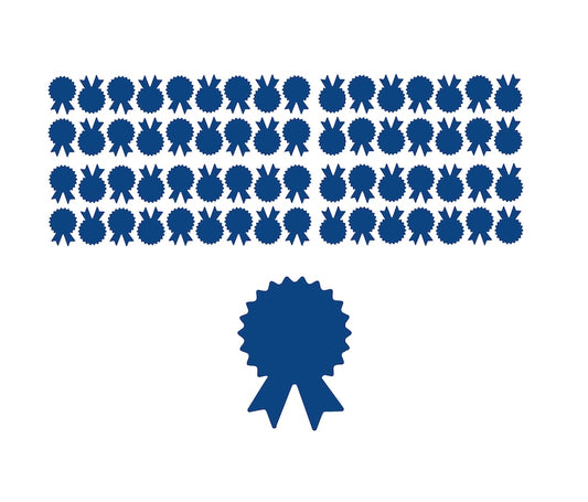 Award Ribbon Die-Cut Sticker Decals