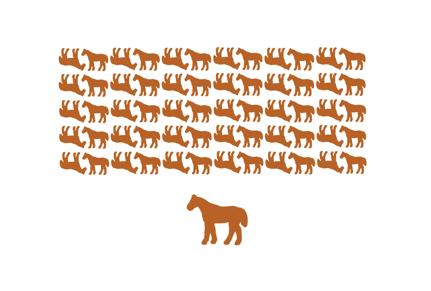 Horse Die-Cut Sticker Decals