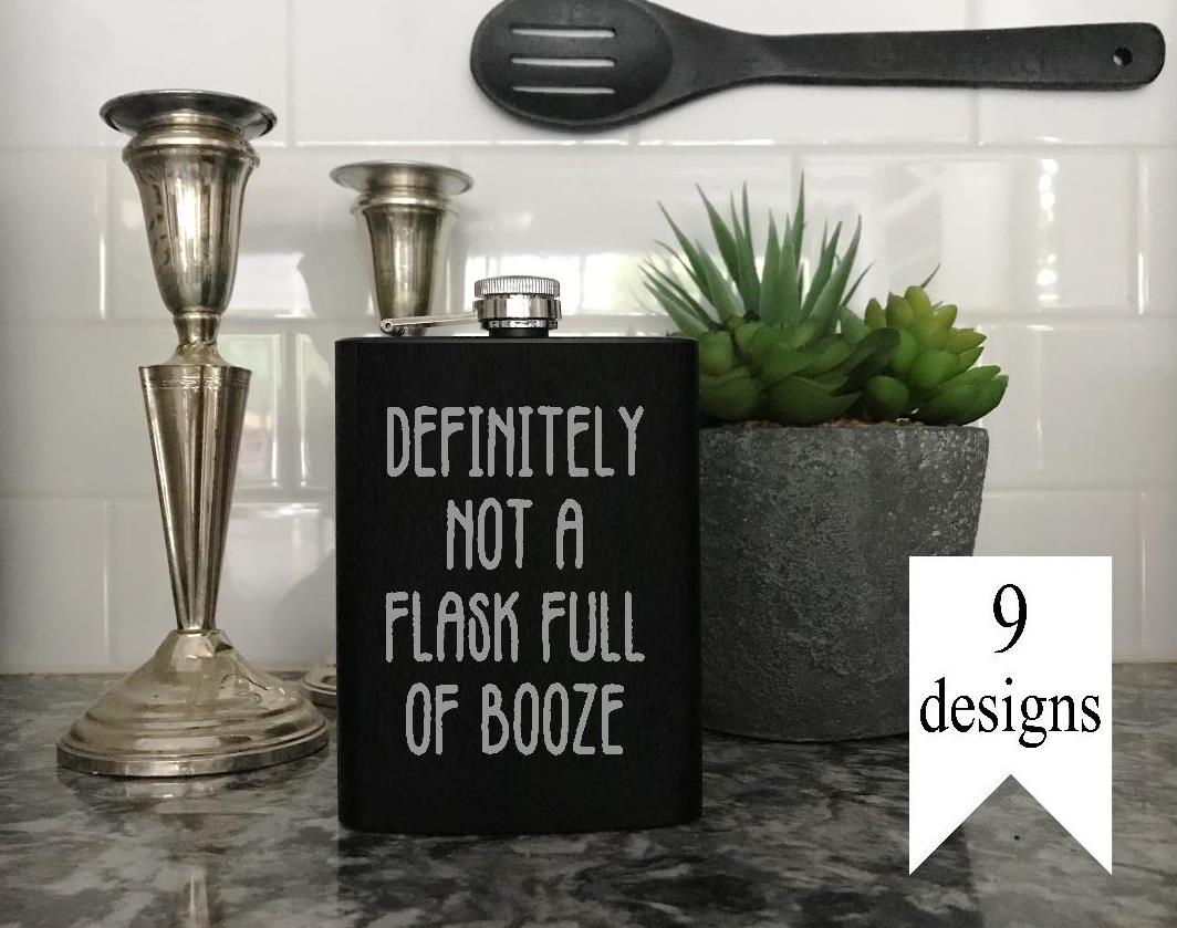 Funny Sayings Flask