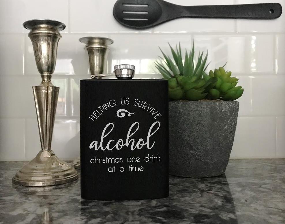 Funny Holiday Flask