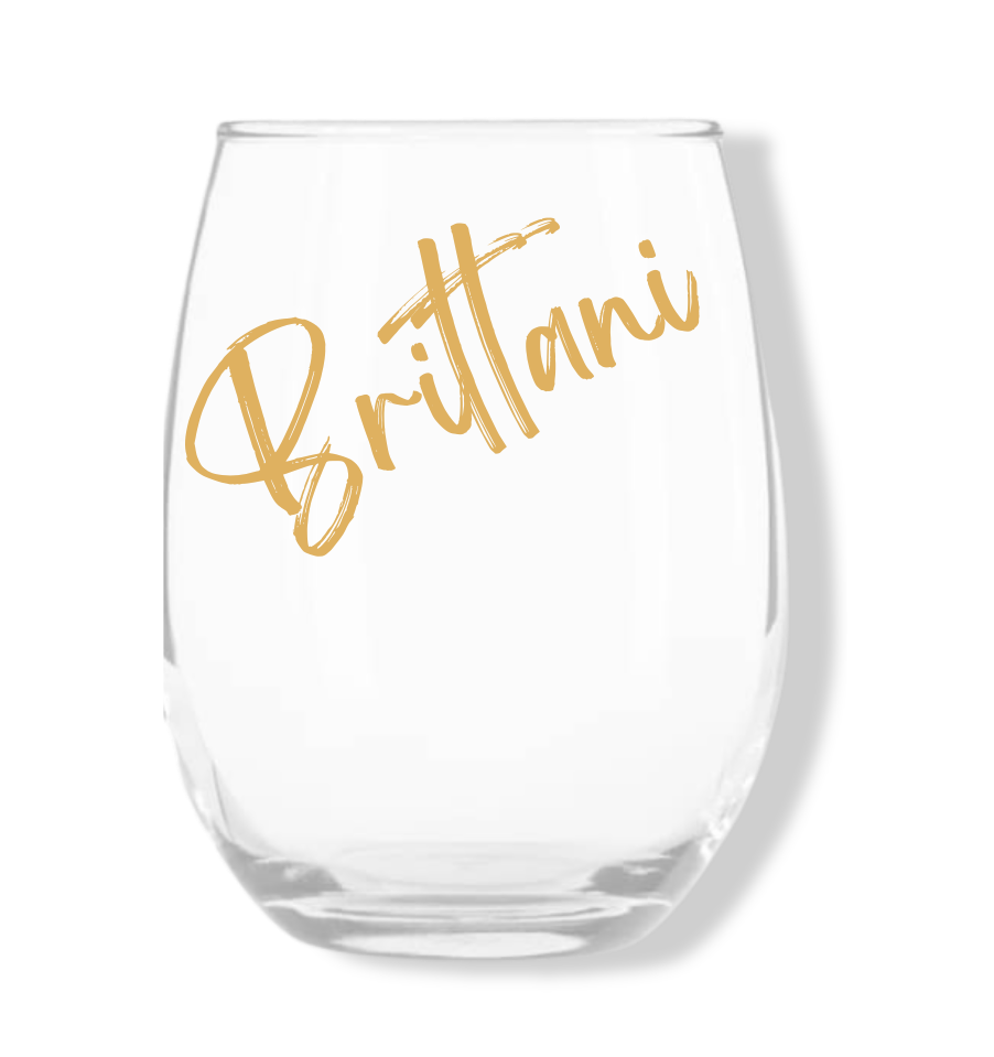 Stemless Wine Glass
