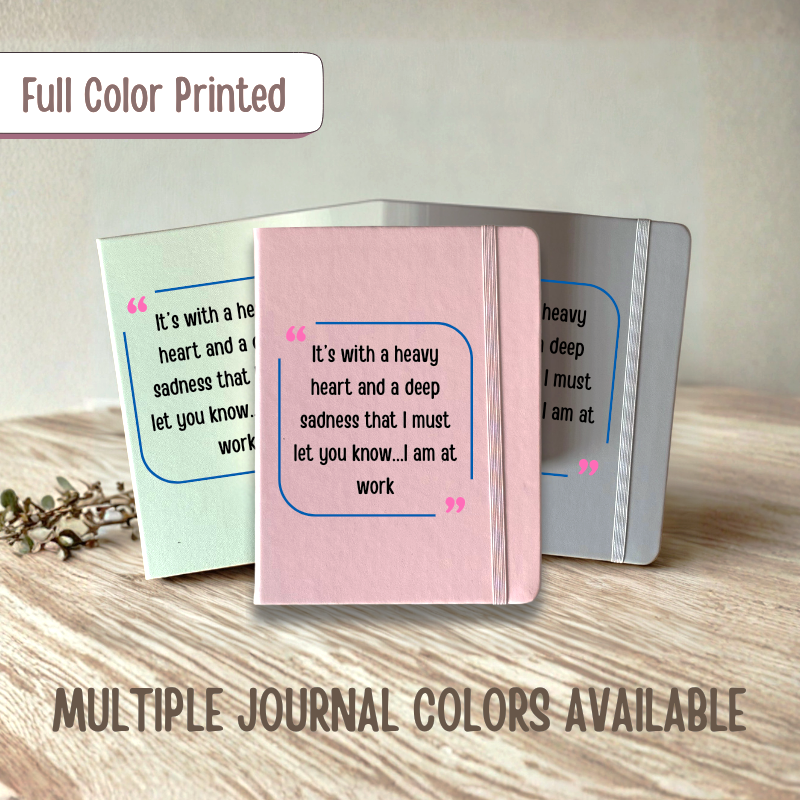 Sarcastic Office Coworker Journal