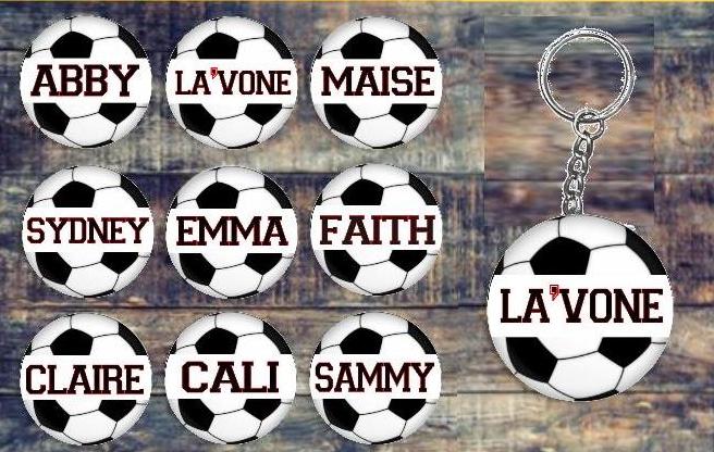 Soccer Keychains