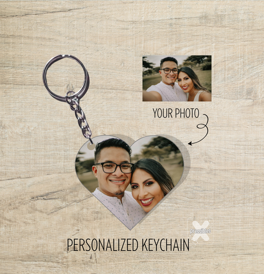 Photo Keychains Heart