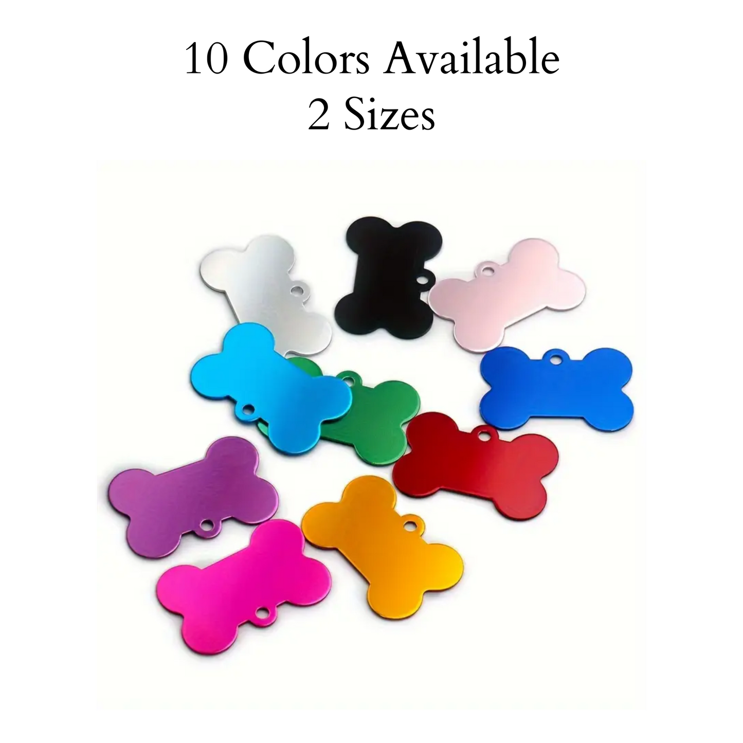 Personalized Pet ID Tags Bone